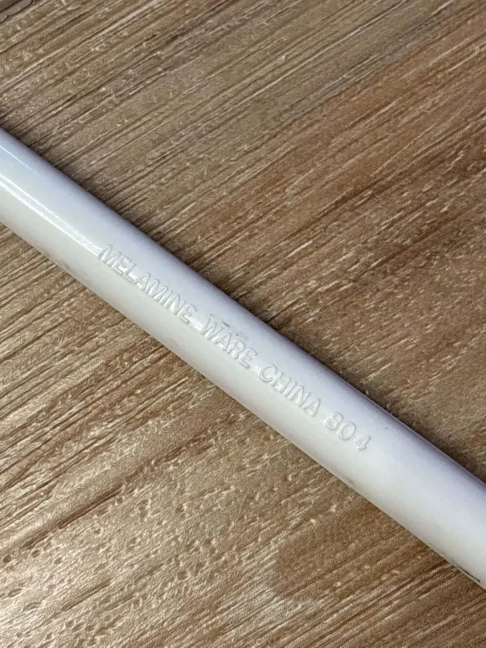 Vintage White Melamine Ware Mixing Spoon 804